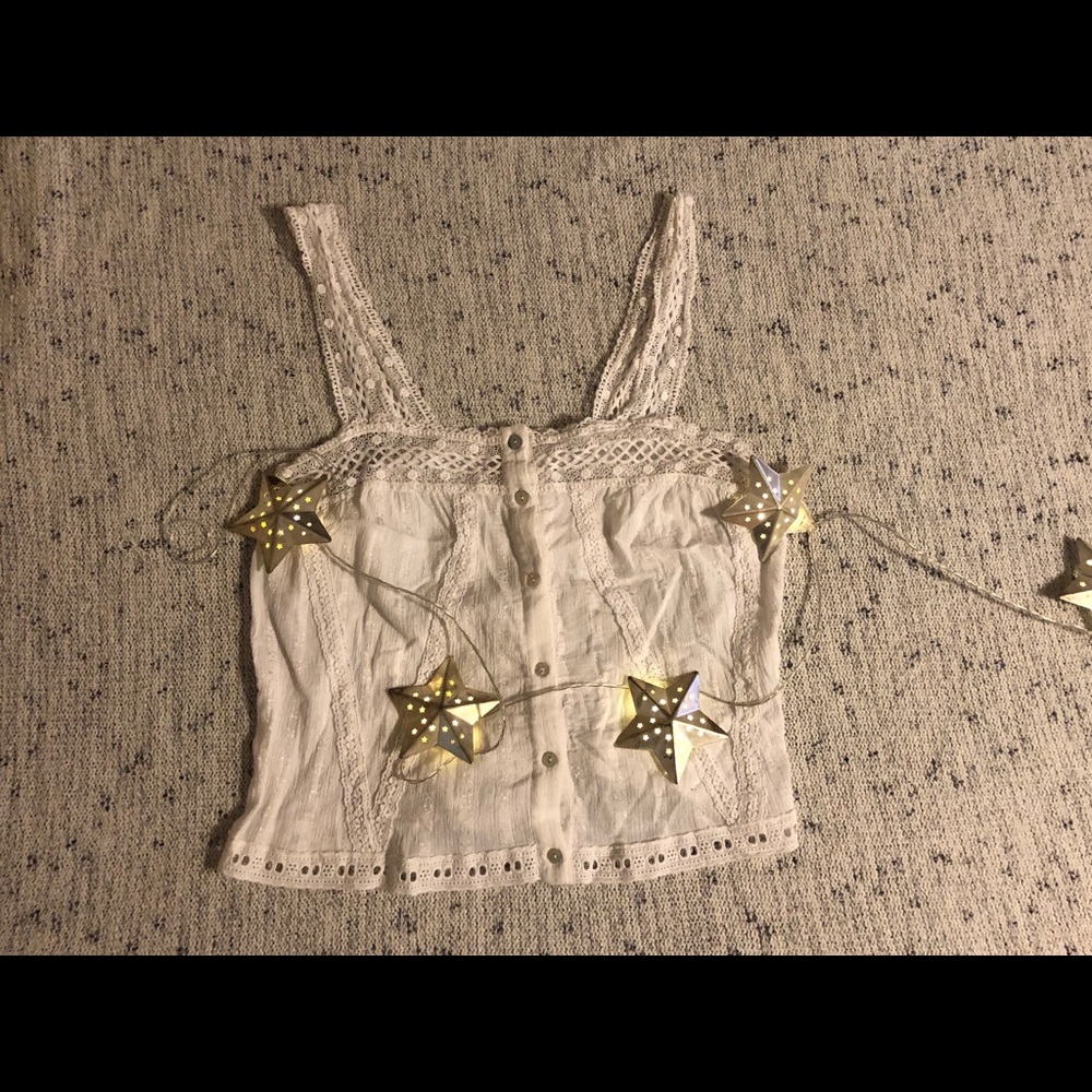 Chloe & Katie White Tank